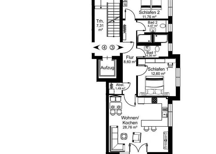 Apartament Friedenshoehe In
